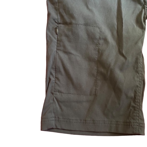 Prana Blue Gray Hiking Everyday Shorts Size 8 - Picture 4 of 10